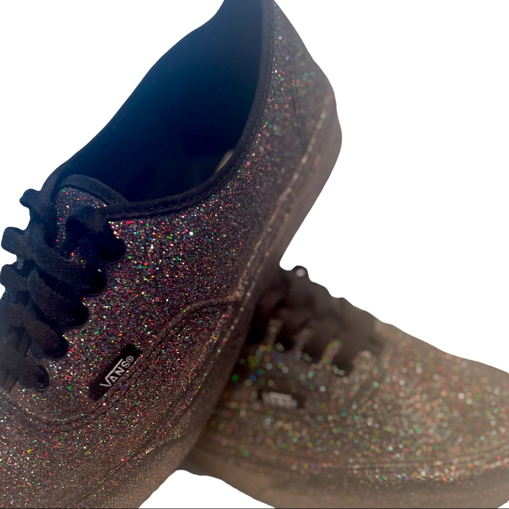 Vans Black All Glitter